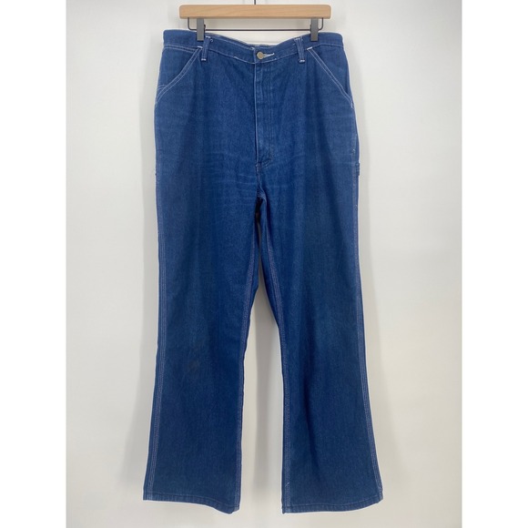 Roebucks Other - Roebucks Carpenter Jeans 33x30 Blue Excellent Vintage Workwear Denim Pants